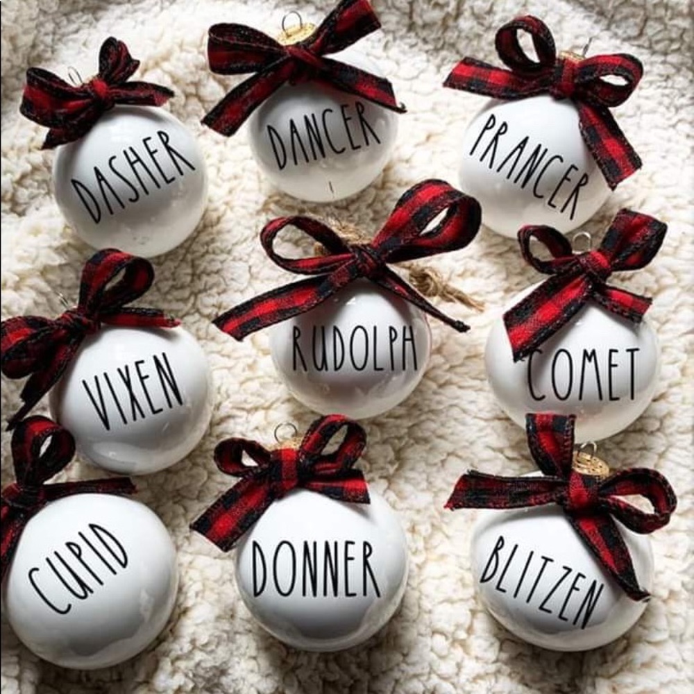 9 piece reindeer set